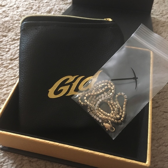 GLD 18k Gold Plated Tennis Necklace - Picture 2 of 3